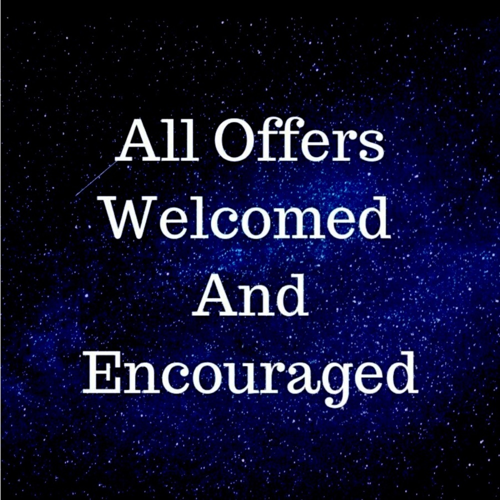 Offers offers offers all welcome